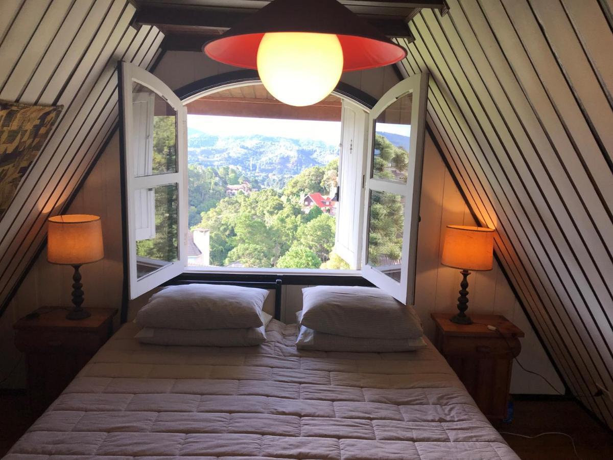 Casa Completa Ensolarada No Alto Do Capivari Com Vista Infinita Casa de férias